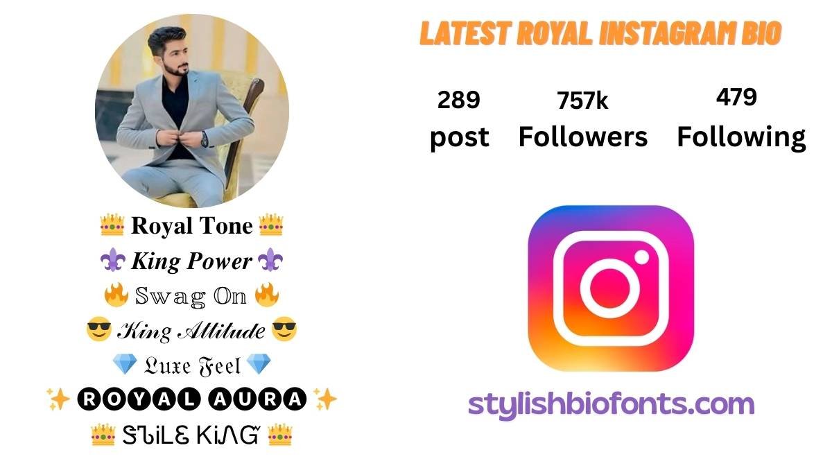Stylish Font for Instagram Bio