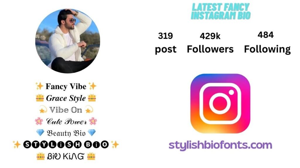 fancy instagram bio