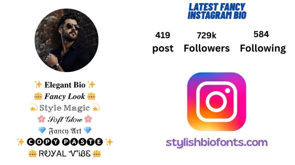 fancy instagram bio