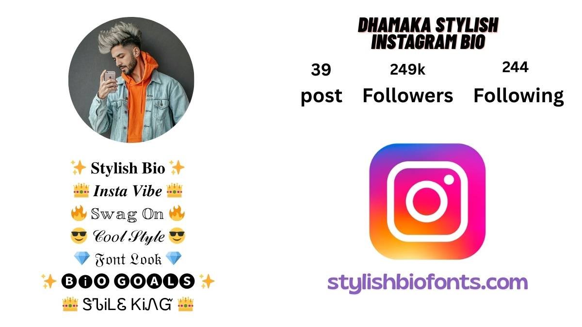 instagram bio stylish font