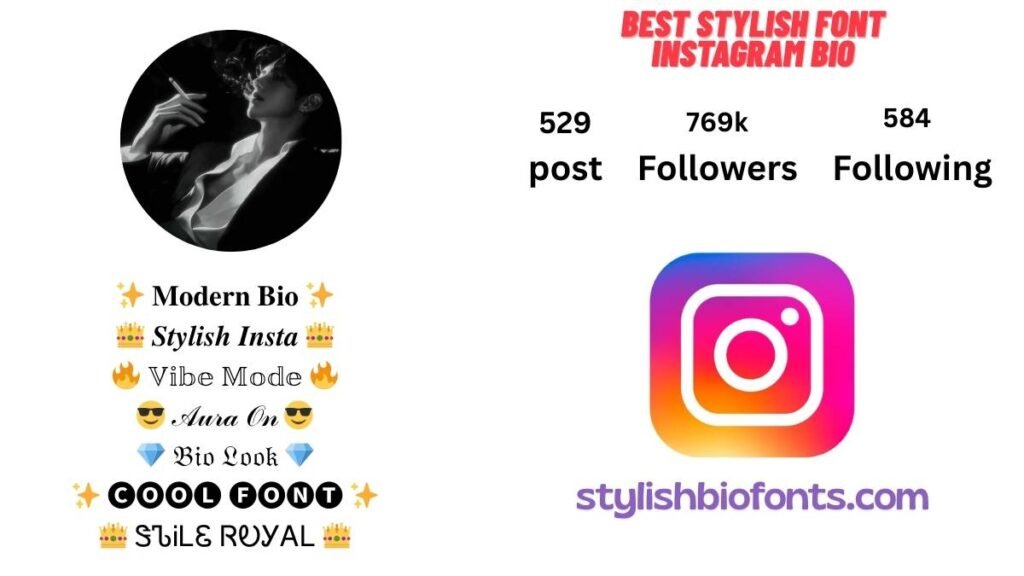 stylish text for bio