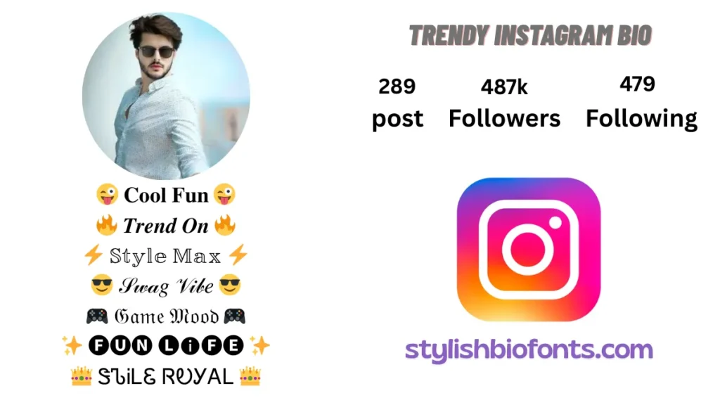 Instagram Bio Font