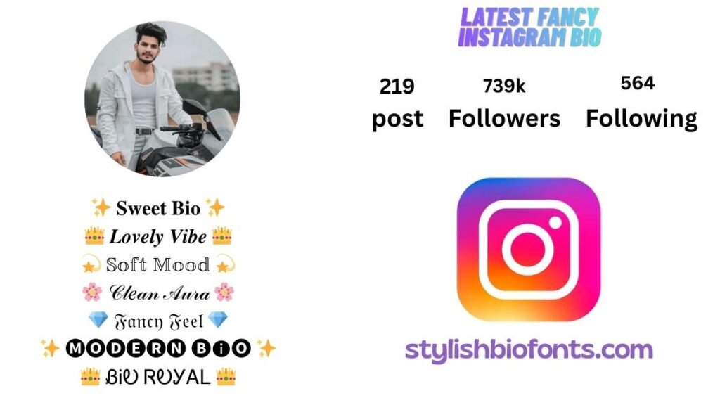 fancy instagram bio