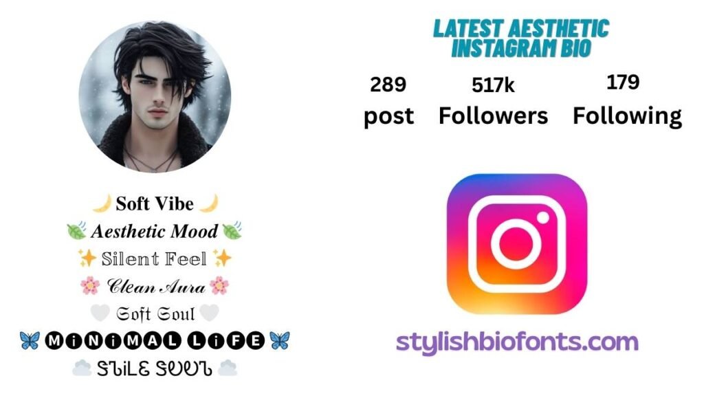 Aesthetic Fonts for Instagram Bio