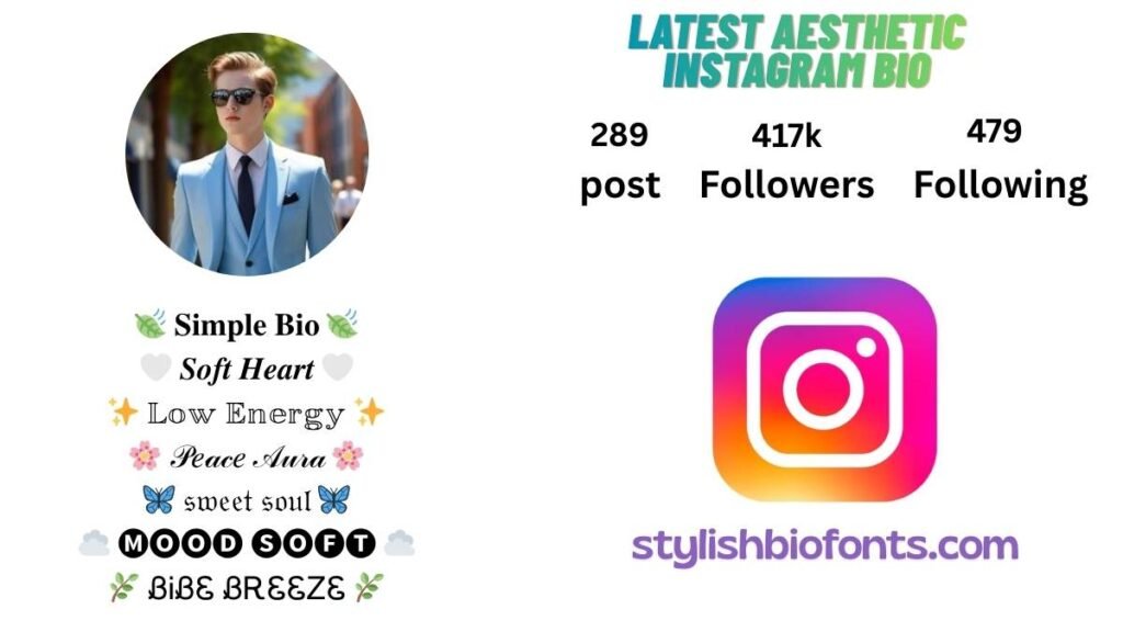 Aesthetic Fonts for Instagram Bio
