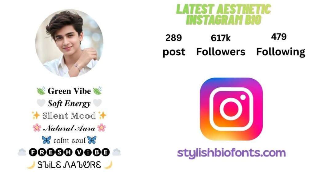 Aesthetic Fonts for Instagram Bio