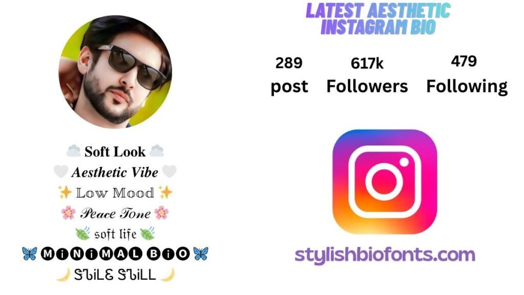 Aesthetic Fonts for Instagram Bio