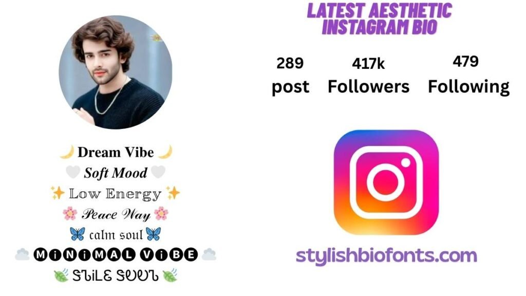 Aesthetic Fonts for Instagram Bio