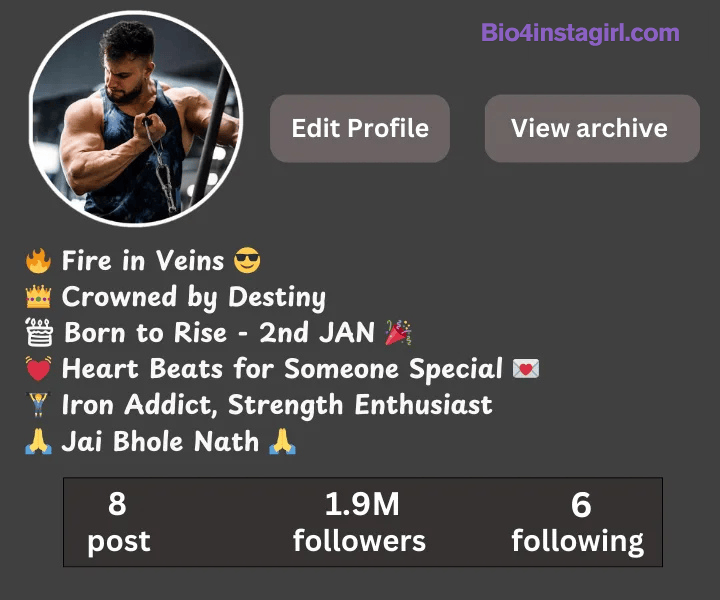 New 150+ Gym Bio For Instagram 2026 - image 6