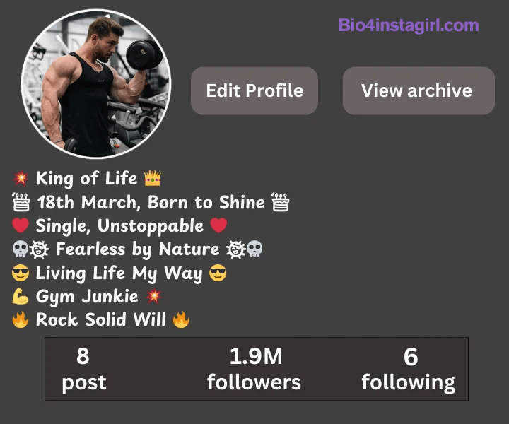 New 150+ Gym Bio For Instagram 2026 - image 9