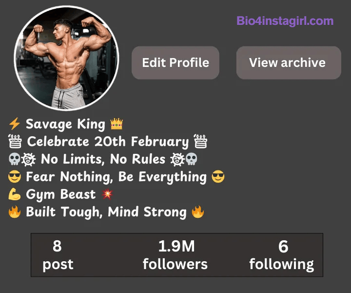 New 150+ Gym Bio For Instagram 2026