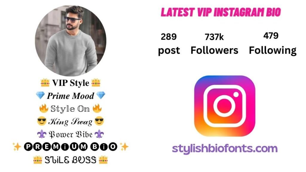 Stylish Font for Instagram Bio