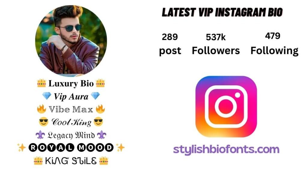 Stylish Font for Instagram Bio