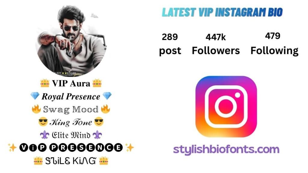 Stylish Font for Instagram Bio