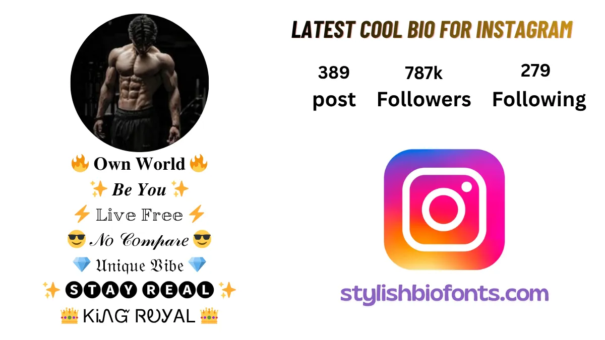gym bio for instagram