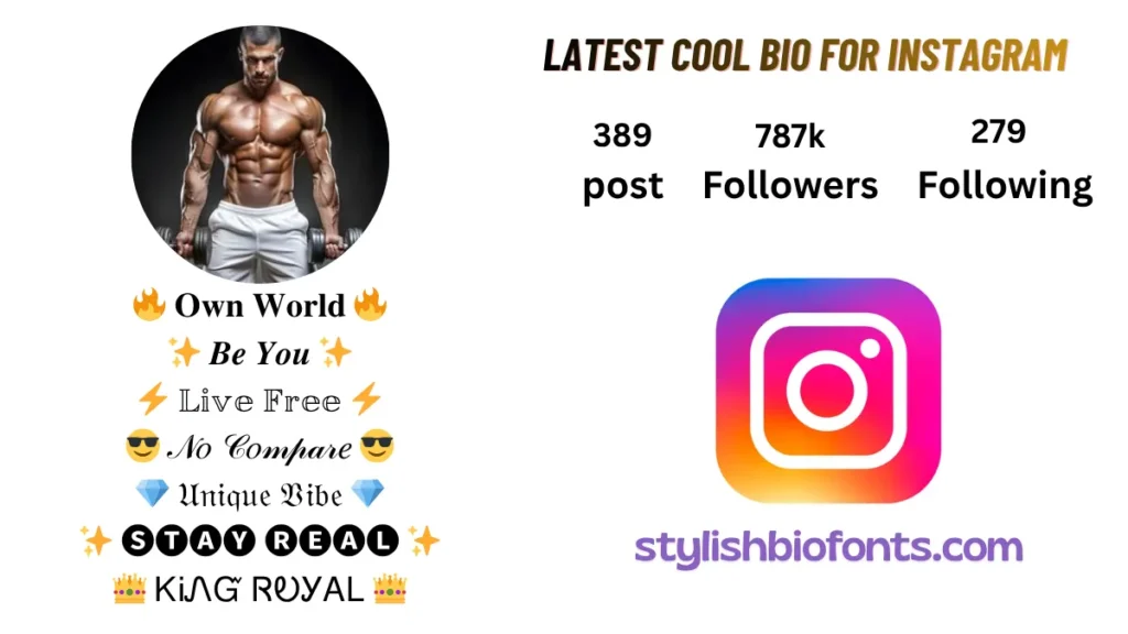 gym bio for instagram