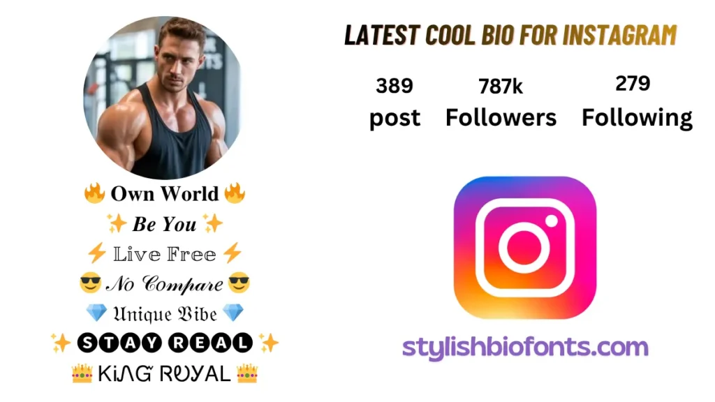 gym bio for instagram