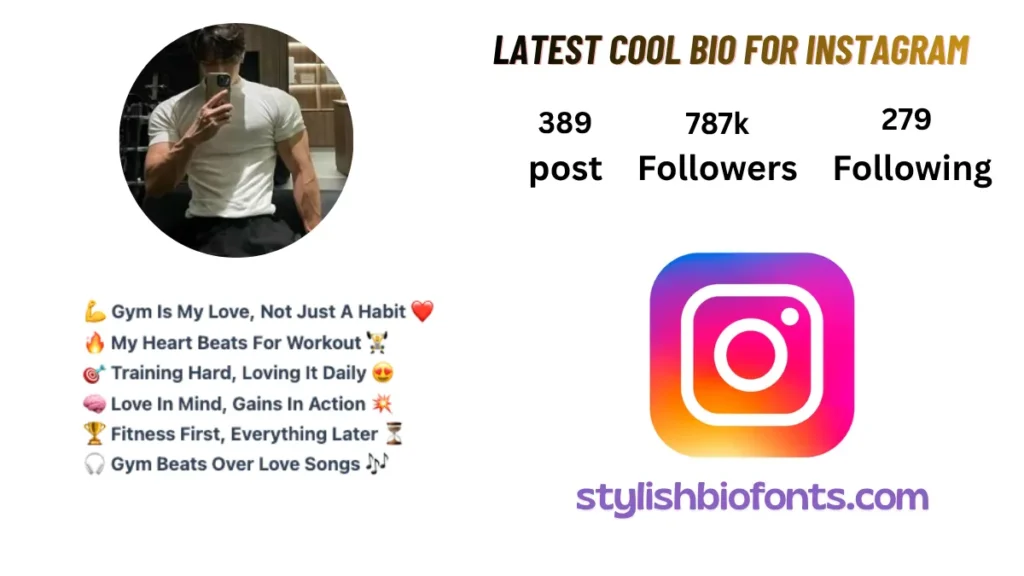 gym bio for instagram