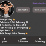 New 1050+ Gym Bio For Instagram 2026