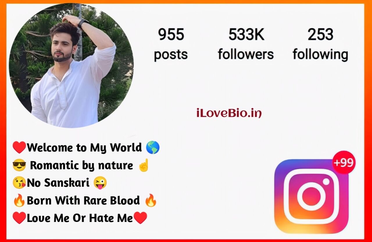Stylish Instagram bio for boys