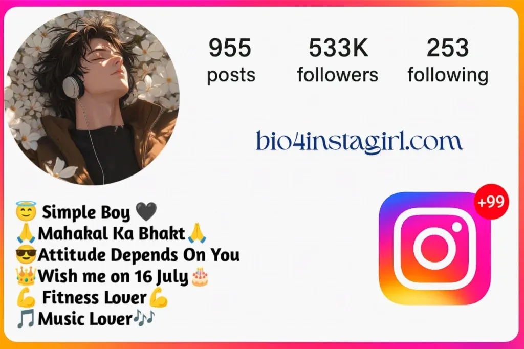 Stylish Instagram Bio for Boys