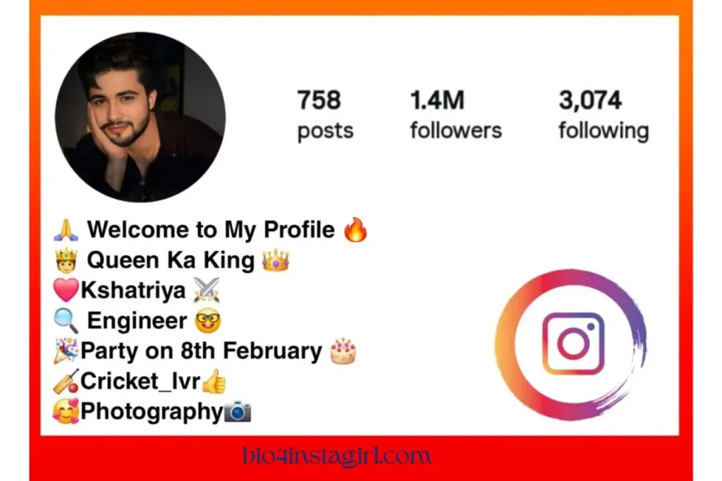 VIP Instagram bio for boys