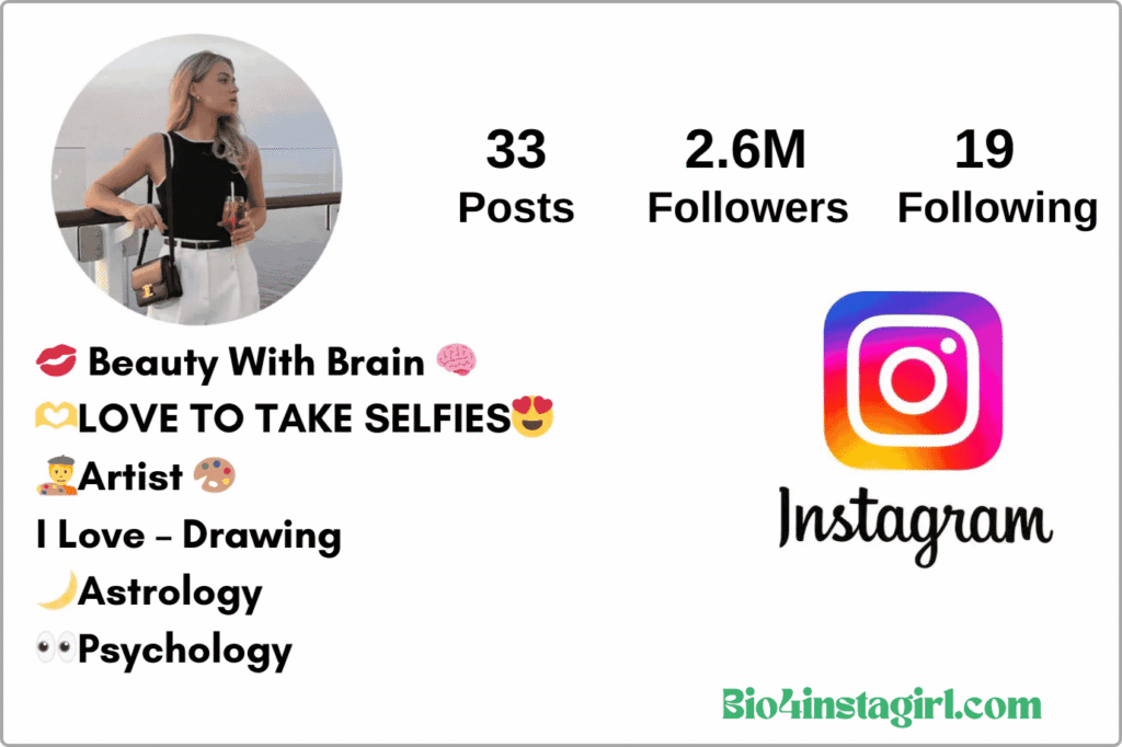 Simple cool Instagram bio ideas