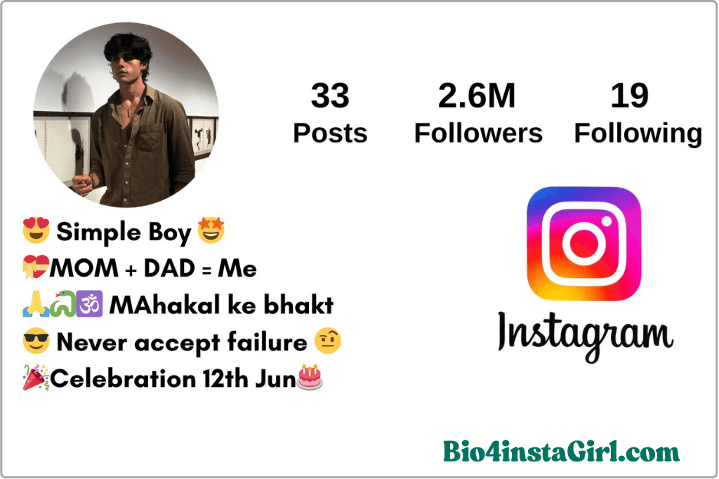 Crazy Instagram bio for boys