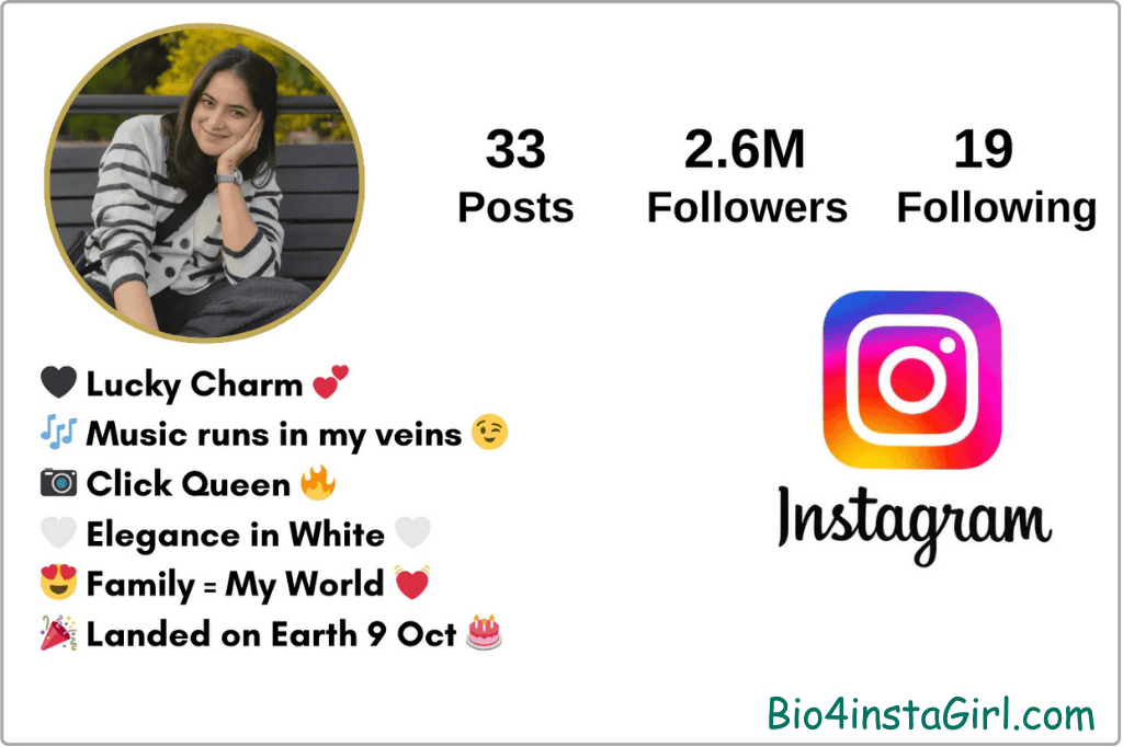 English Instagram bio ideas for girls