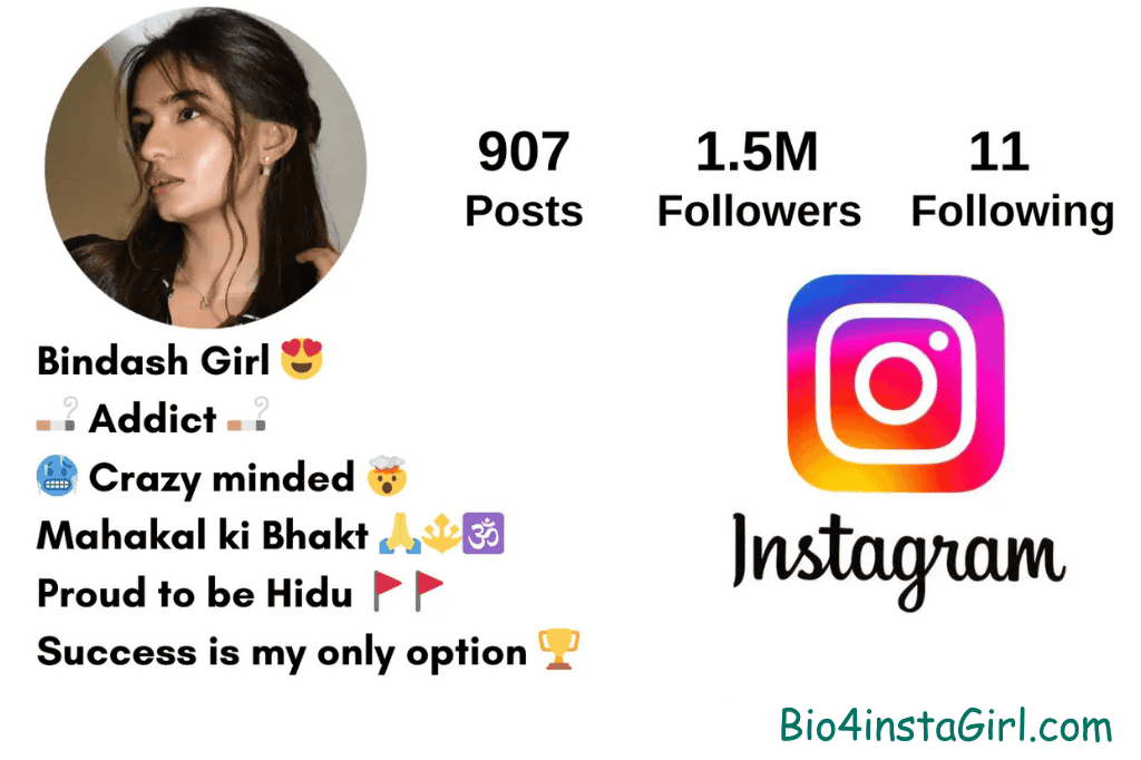 Crazy Instagram bio ideas for girls
